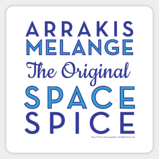 Arrakis Melange Space Spice Vintage Ad Dune Sticker